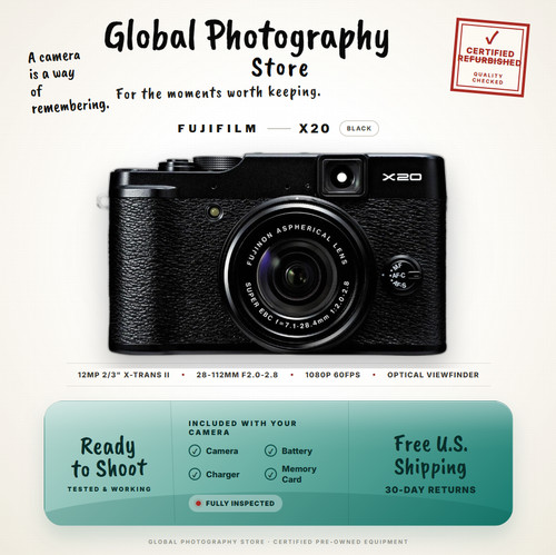 Fujifilm x20 nero - fujifilm, 4x