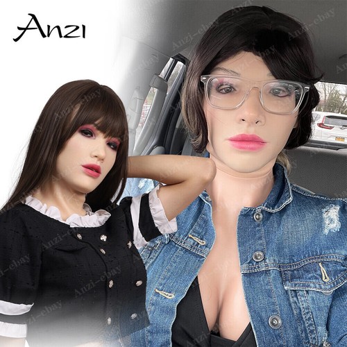 Maschera testa femminile - , in