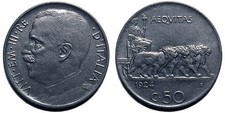 50 centesimi 1924 liscio quasi