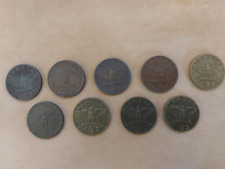 5 CENTESIMI IMPERO 1936 1943 REGNO, SERIE COMPLETA TUTTE le 9 MONETE (2723)