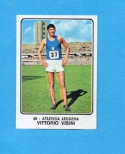 CAMPIONI dello SPORT 1973/74-Figurina n.69- VISINI -ATLETICA LEG.-Recuperata