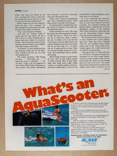 Pubblicità aqua scooter - pubblicità,