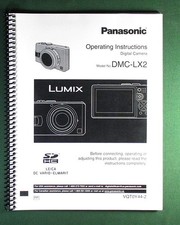 Panasonic DMC-LX2 Instruction