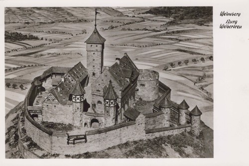 Weinsberg burg weibertreu - ak,