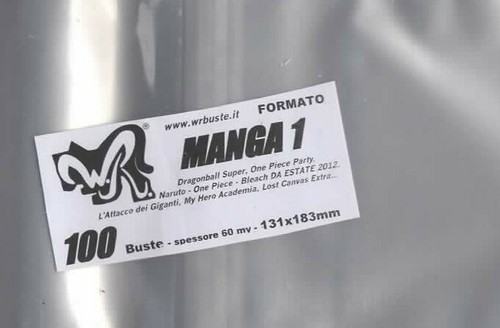 100 buste manga 131x183 - 100, 1"