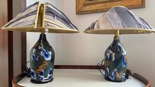 “Edoardo Tasca”Coppia di lampade da tavolo