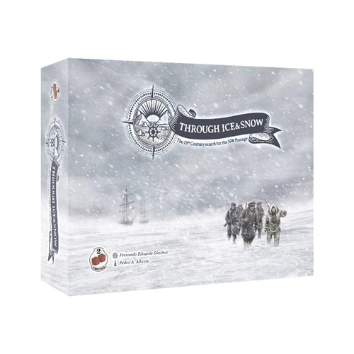 Attraverso ghiaccio neve - attraverso, e