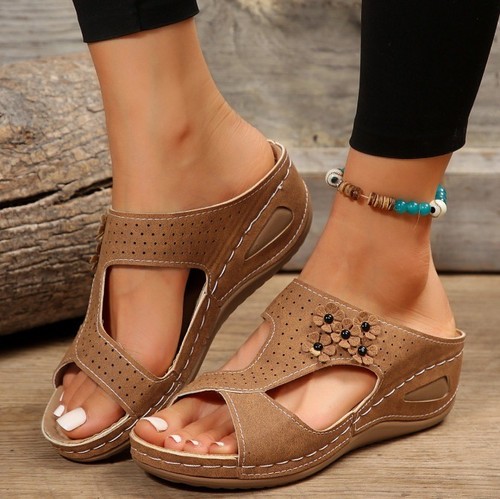 Womens wedge heel sandals - womens,