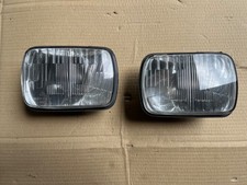 FIAT 127 SPORT COPPIA  FANALI ANTERIORI FRONT LIGHTS OLD STOCK ORIGINALE CARELLO