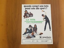 Advertising Italian Pubblicità Werbung * TENNIS * POUCHAIN Tute ( 1977 )