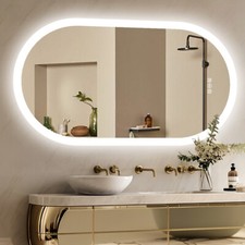 Specchio bagno ovale con