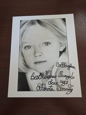 Dakota Fanning Firmato 8x10