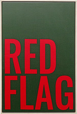 Design Quadro Con Cornice Red