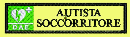 Autista soccorritore dae patch - soccorritore,