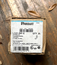 Panduit LCA1-56F-E Copper Lug Wire #1 AWG 90deg 1 hole stud 5/16" 20pk