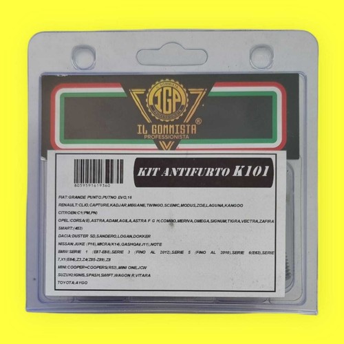 K101 kit bulloni antifurto - k101,
