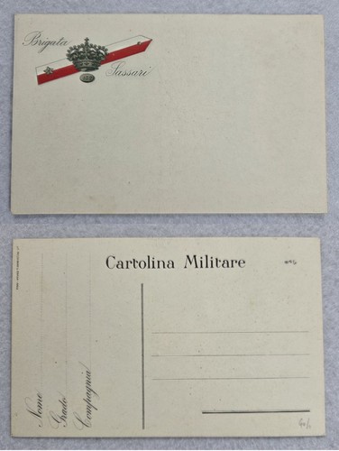 Cartolina reggimentali - cartolina,
