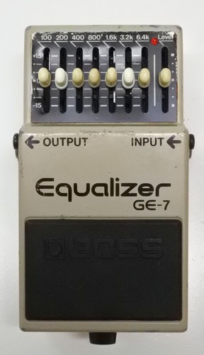 Boss equalizzatore pedale - ge-7,