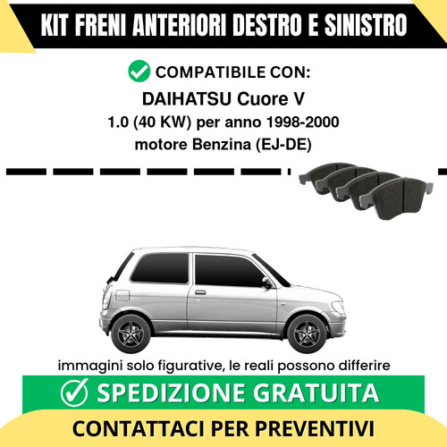 Pastiglie freno anteriori per - pastiglie,