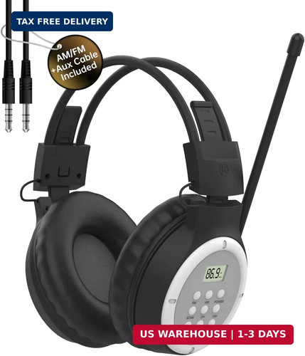 Cuffie radio 2 aa - fm, a