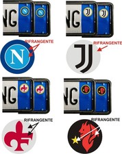 2 Bollini Adesivi targhe auto