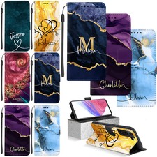 Custodia flip in pelle personalizzata per Samsung Galaxy S23 FE S24 S22 S21 supporto