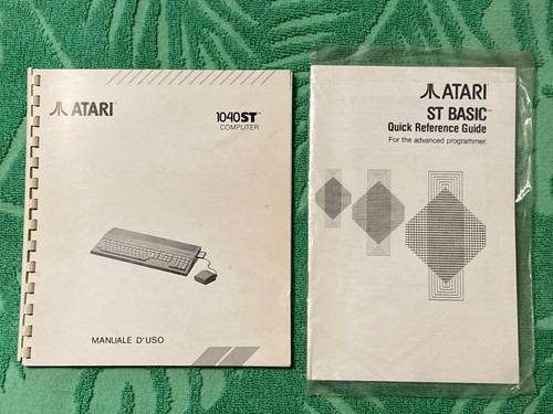 Atari 1040 manuale uso - +, st