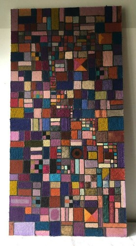 Quadro moderno stoffa - quadro,
