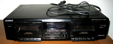 PIASTRA DI REGISTRAZIONE DOPPIO DECK SONY TC-WE 305 Vintage NON FUNZIONANTE