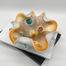 Ciotola vintage in vetro di