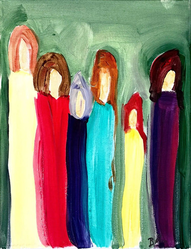 Quadro acrilico figurativo