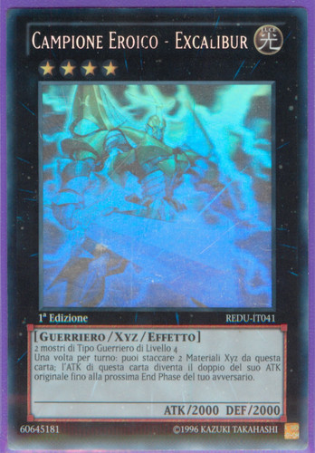 Campione eroico excalibur - campione,