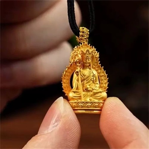 Ciondolo buddha ottone namo - ottone,