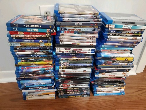 Lot 100 blu ray films - lot,