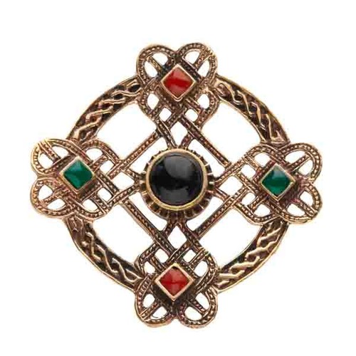 Croce celtica spilla fibel - celtica,