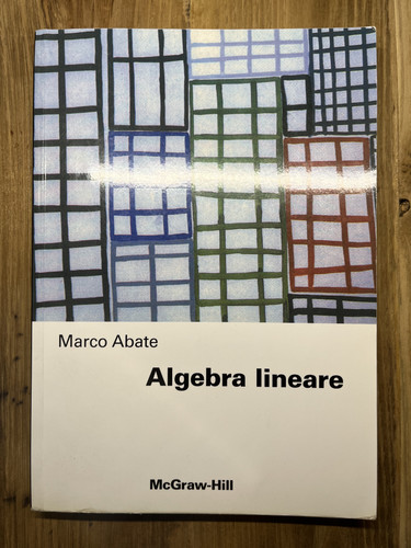 Algebra lineare marco abate - algebra, lineare,