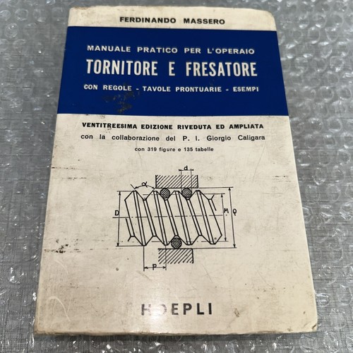 Manuale hoepli tornitore - hoepli, “tornitore