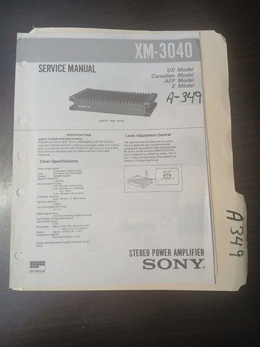 Sony 3040 manuale di - sony,