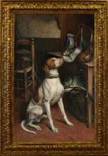 Antico quadro olio fatto a
