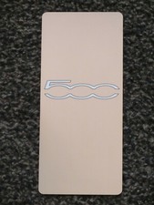 TUNING POGGIAPIEDE POGGIAPIEDI ACCIAIO FIAT 500 STAMPA ULTRA VIOLETTI BIANCO NEW