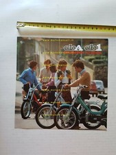 Gilera CB1 CBA 50 1978 depliant Scooter ciclomotore originale epoca brochure