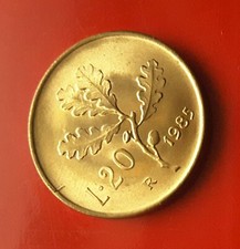 20 LIRE 1985 ERRORE - BORDO