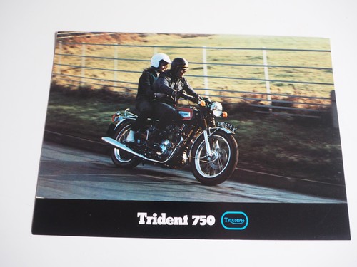 Triumph trident 750 depliant - triumph,
