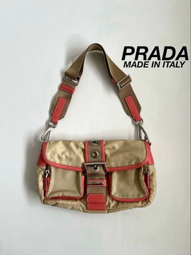 Borsa tracolla prada tessuto - borsa,