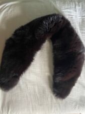Collo Di Visone marrone scuro