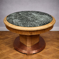 Tavolo Art Déco in legno e