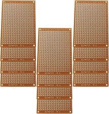 12Pezzi 5X7Cm Basetta Scheda PCB Prototipo Universale Doppia Faccia Circuito Sta