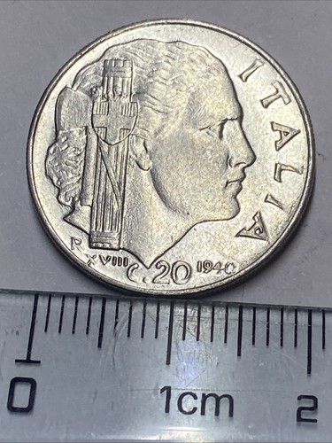 Italia centesimi 1940 - italia, 20