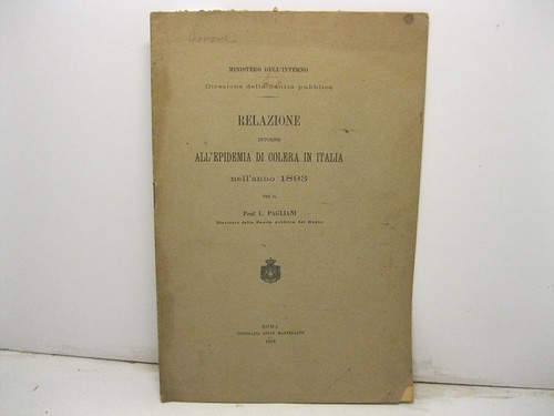Pagliani relazione intorno - l.,,
