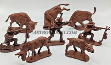 ATLANTIC SOLDATINI SCALA 1/32 BUFFALO BILL FAR WEST VINTAGE '70 NON COMPLETA